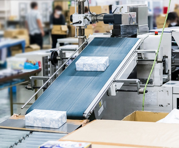 自動化を可能にした包装機